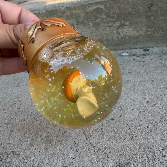 Disney Other - Disney Fantasia‎ Mushroom Snow Globe Holiday Ornament